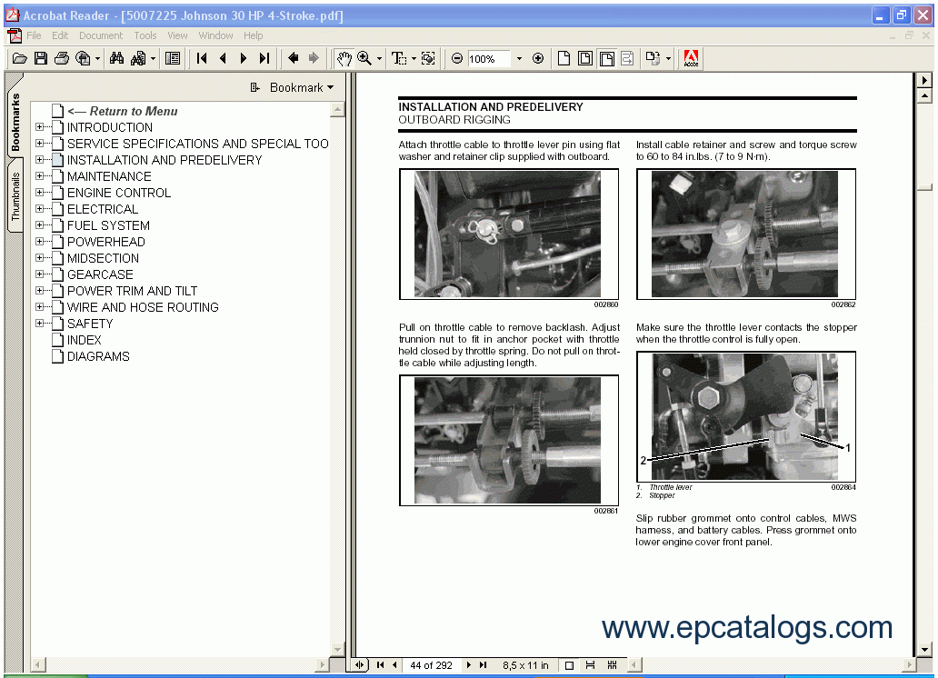 85esl75e wiring diagram