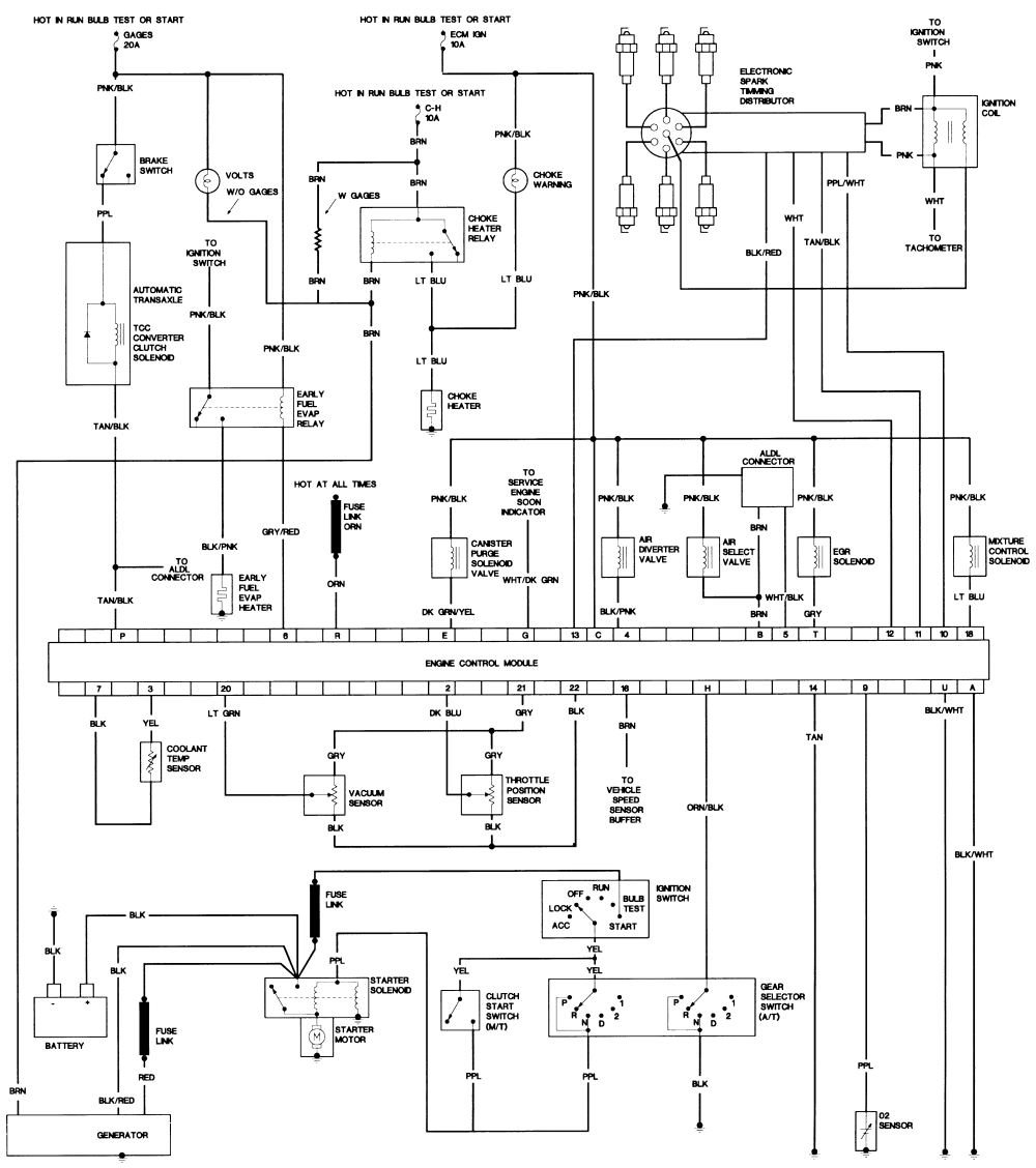 86 bronco efi wiring diagram