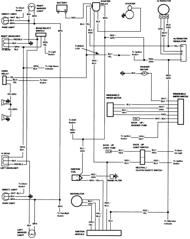 89 bronco aod nutral safety switch wiring diagram