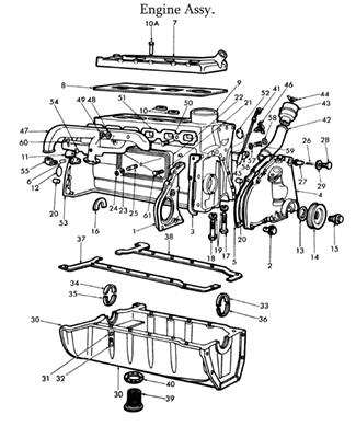 8n ford tractor steering gear box diagram