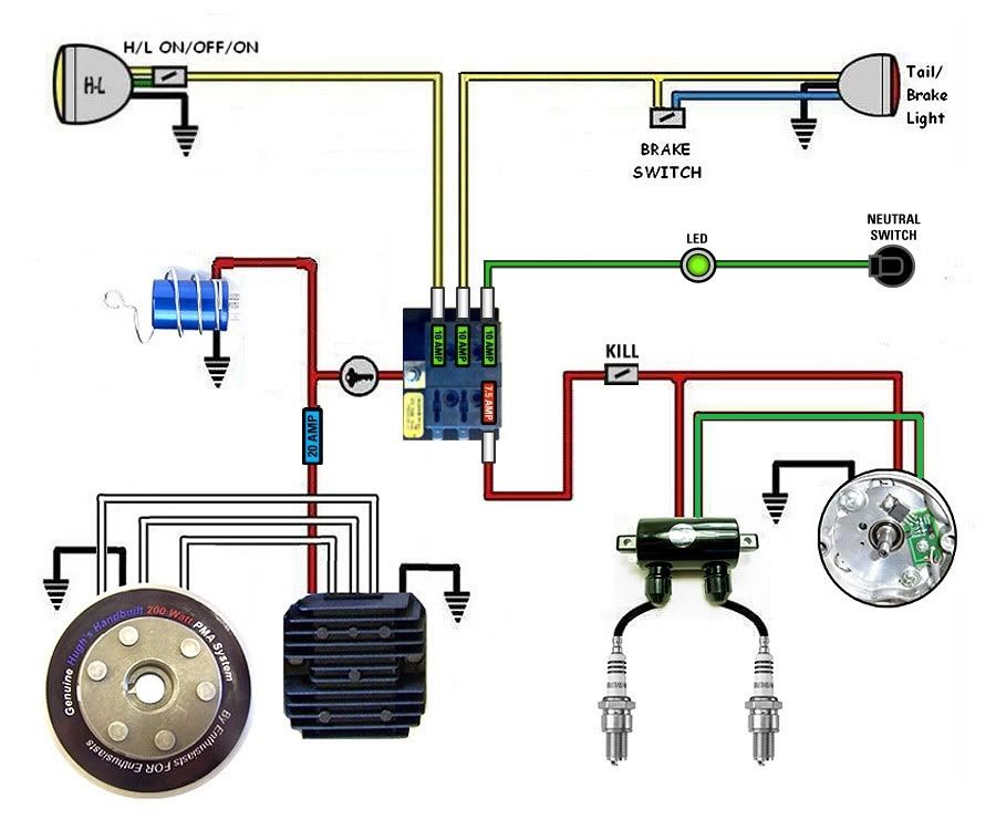 90-93 yamaha superjet 650 wiring diagram