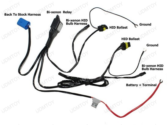 9008 bulb wiring diagram