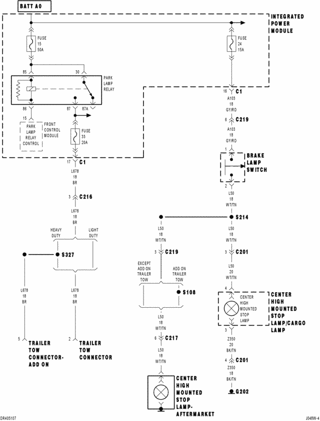 90s dodge ram 1500 van trailer wiring diagram