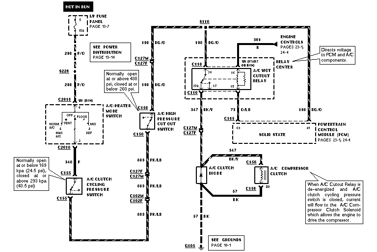 92-94 crown victoria ac wiring diagram