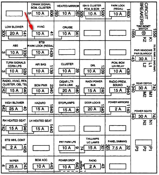 92 buick century cigarette lighter wiring diagram