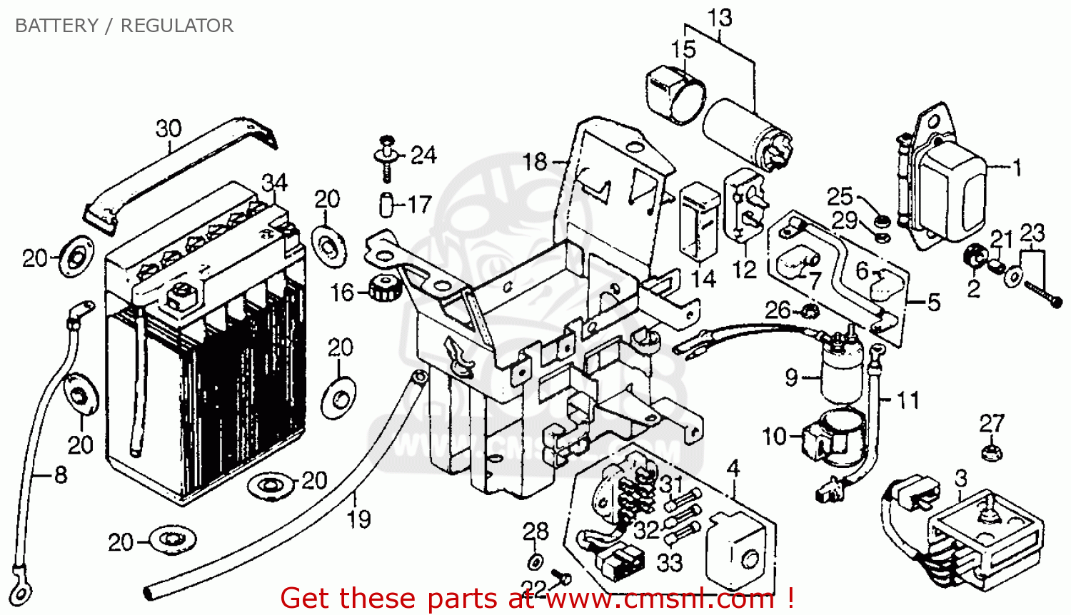 976 cb750f wiring diagram