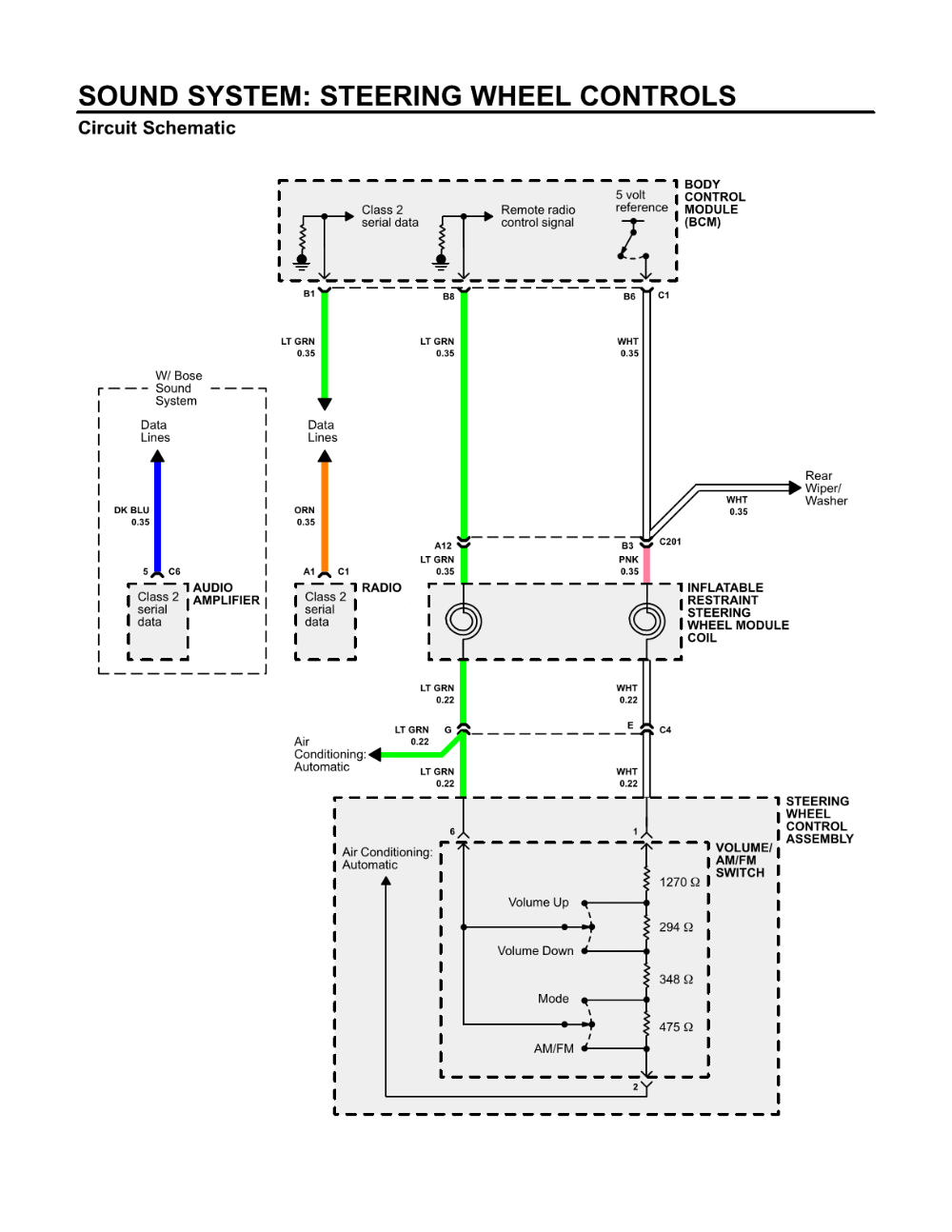 99 isuzu vehicross radio wiring diagram