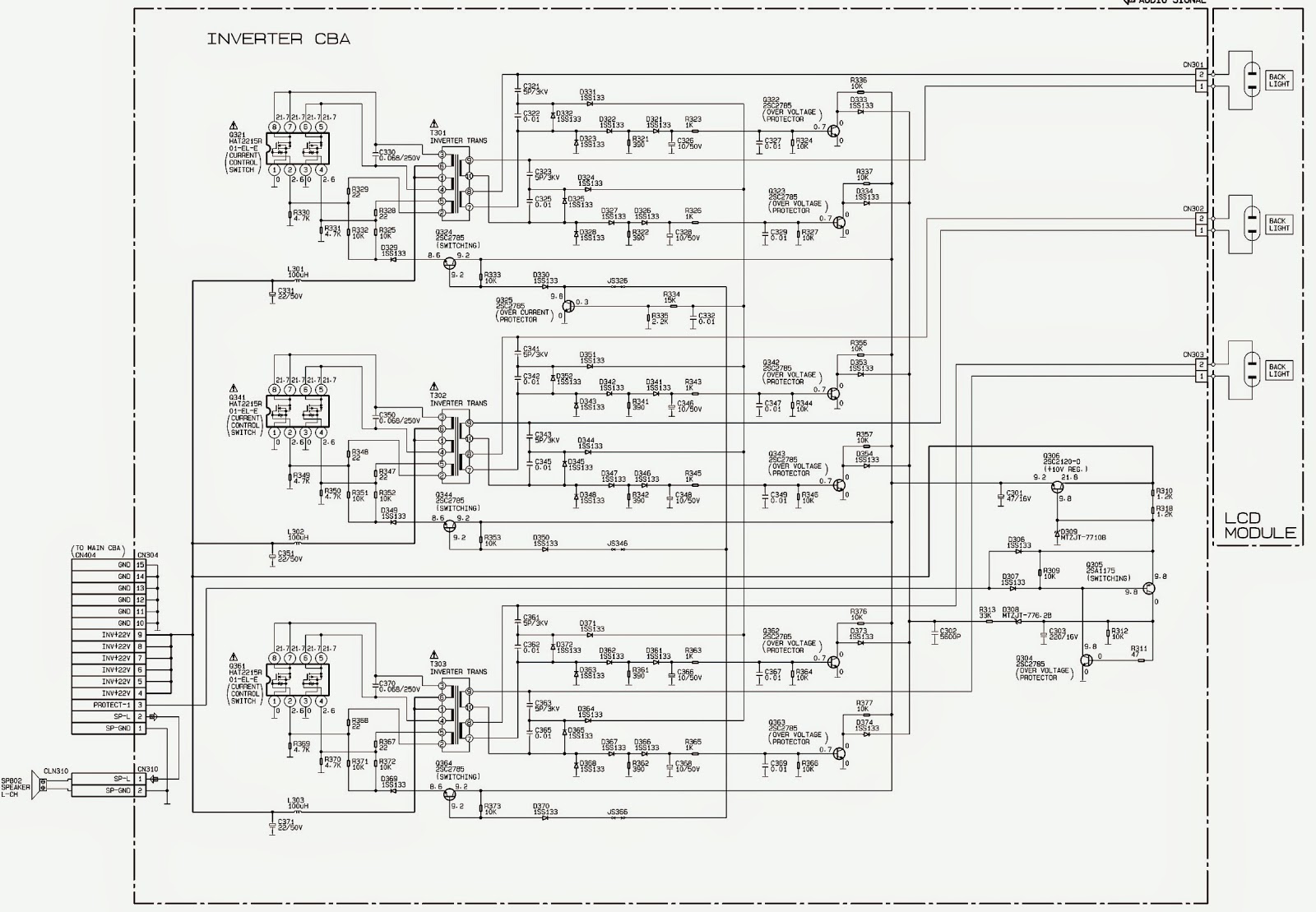 a201sn02 backlight wiring diagram