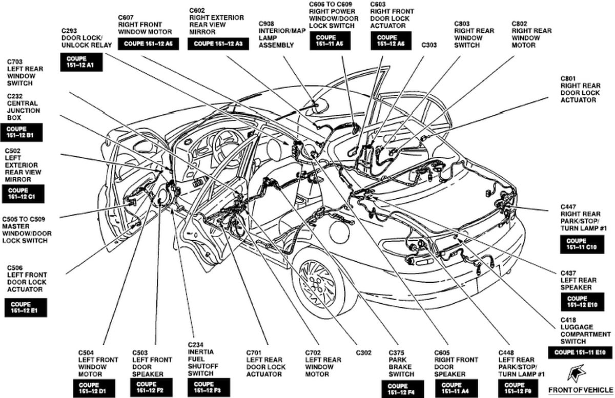 ac wac wiring diagram for 98 ford escort