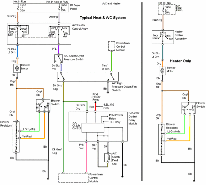 ac wac wiring diagram for 98 ford escort