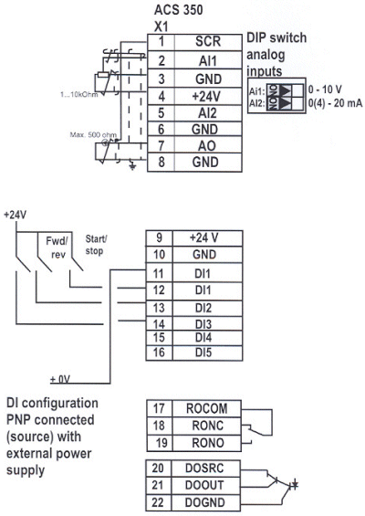 acs550 wiring diagram