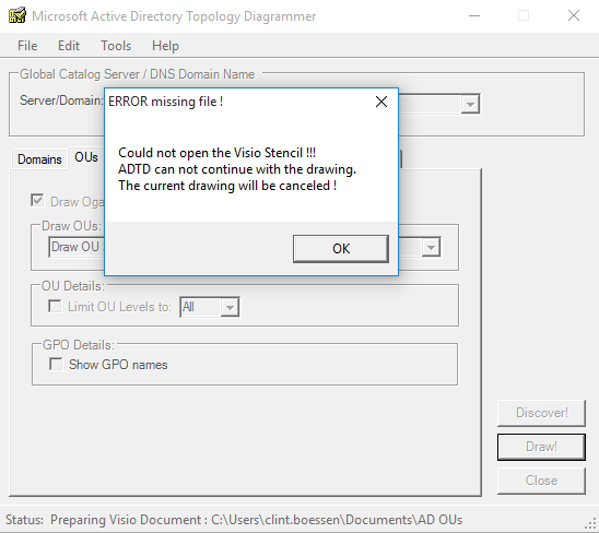 active directory topology diagrammer