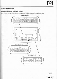 acura mdx 2004 mdx radio steering wheel control factory harness wiring diagram color