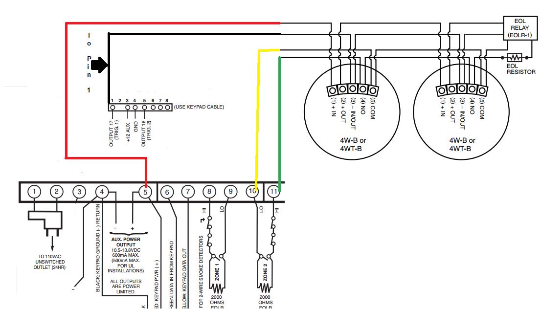 adt alarm system transformer wiring diagram