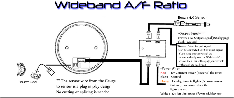 aem air fuel gauge wiring diagram