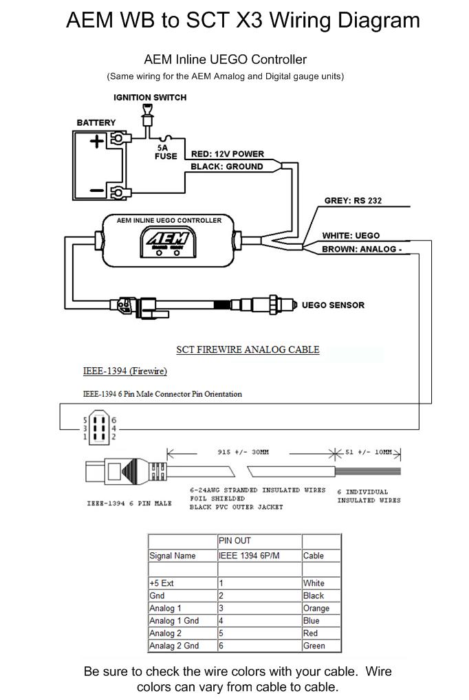 aem air fuel gauge wiring diagram