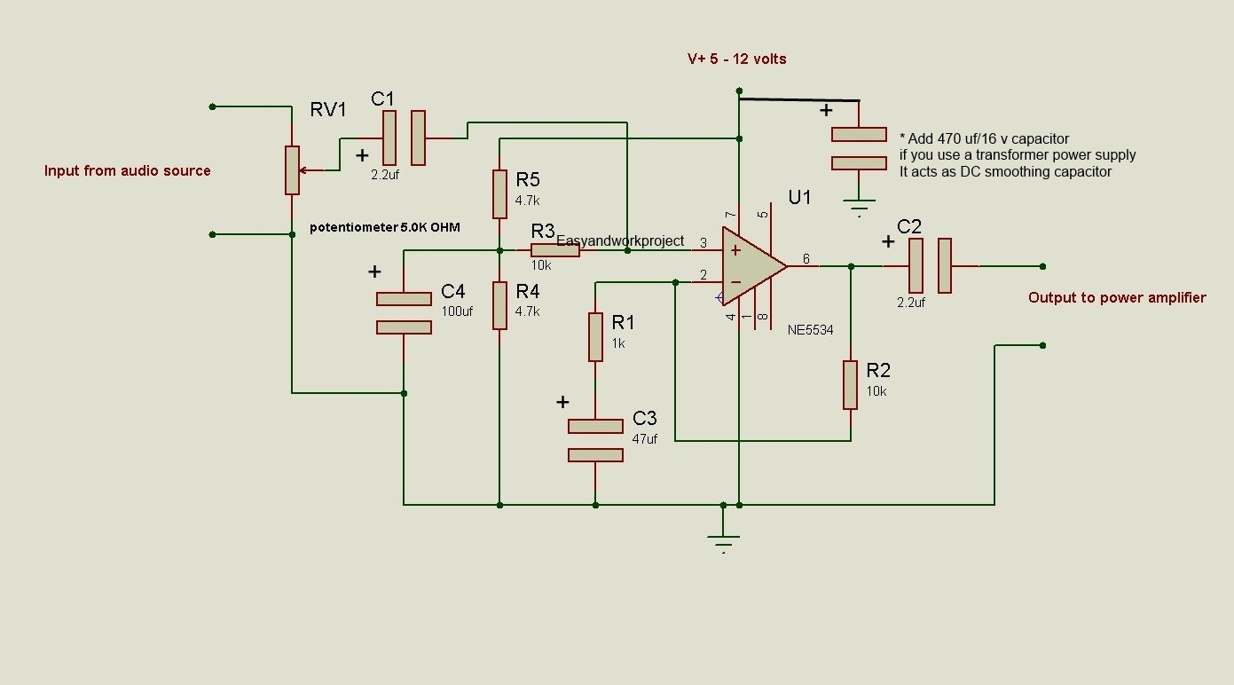 Preamp Circuit Diagrams Wiring View And Schematics Diagram | My XXX Hot ...