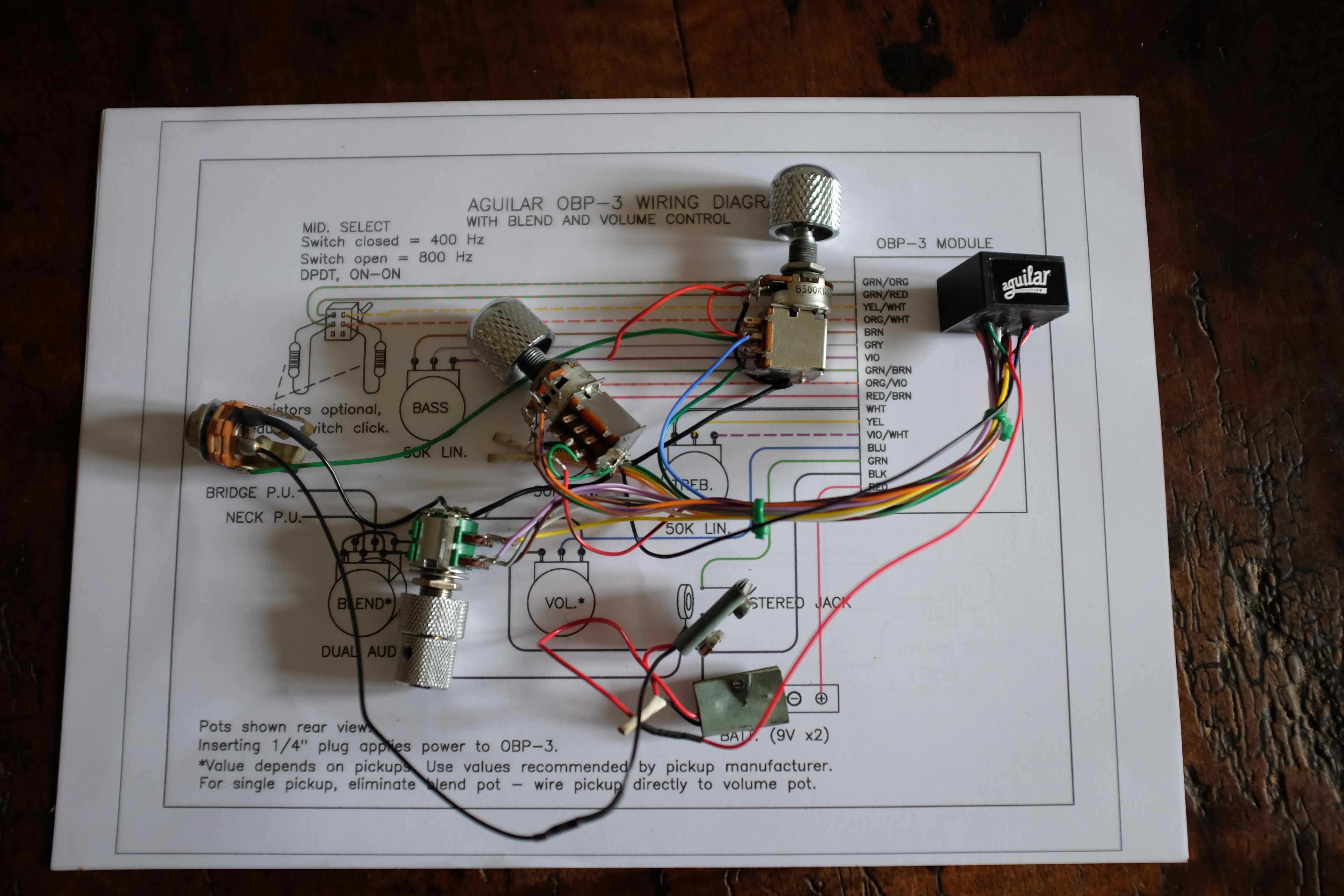 aguilar obp 3 preamp wiring diagram