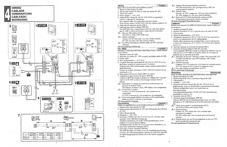 aiphone jf-1md wiring diagram