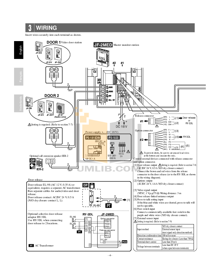 aiphone jf-2hd wiring diagram