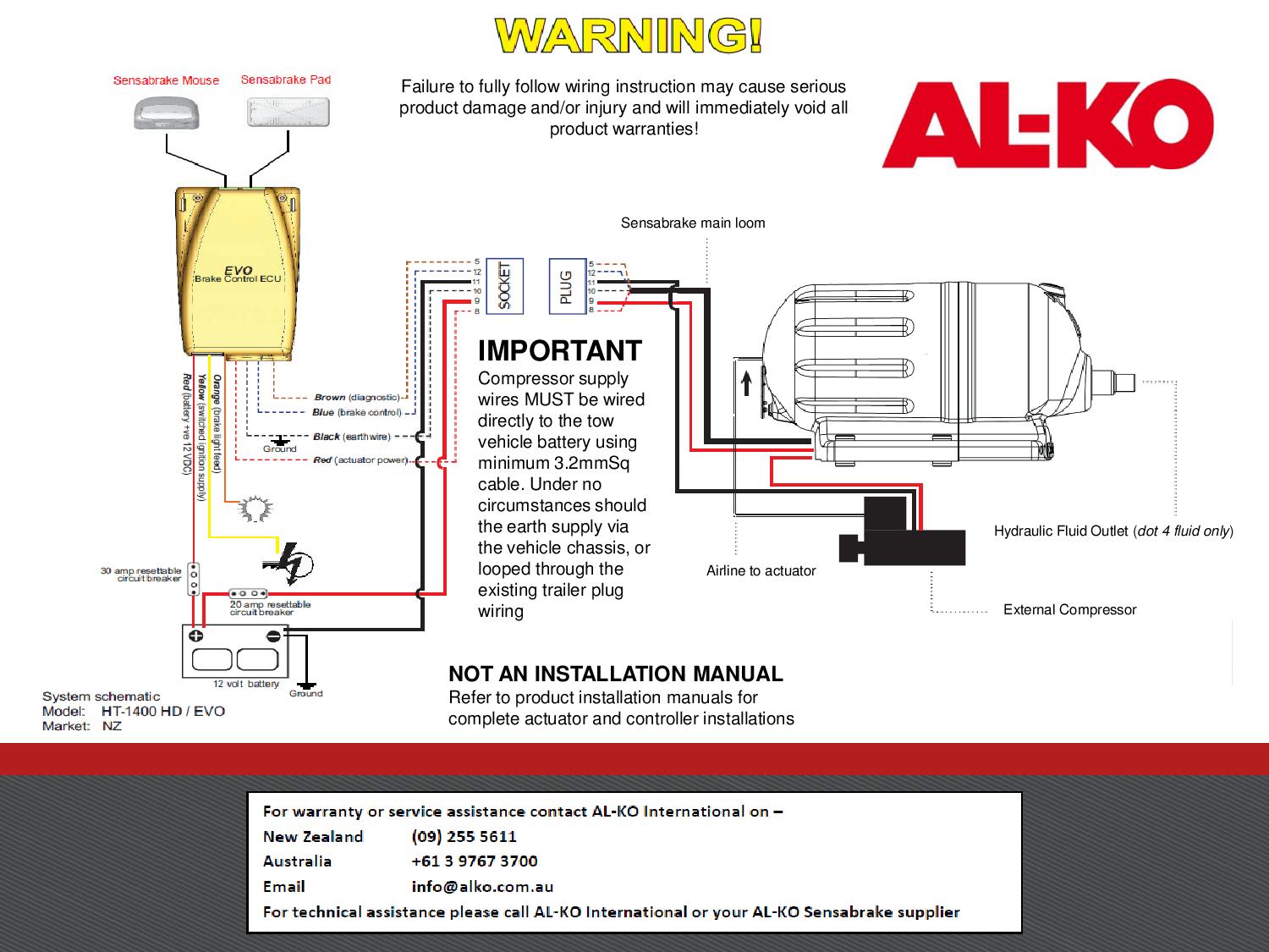 Alko Electric Brakes Wiring Diagram Wiring Diagram Pictures