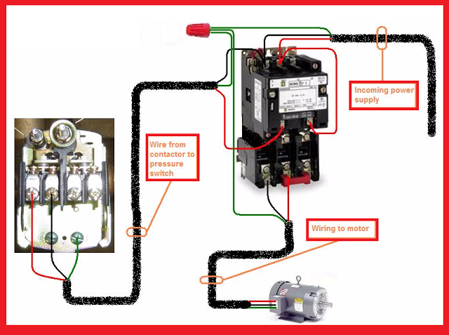 allen bradley motor starter with overload protection wiring diagram 110v control