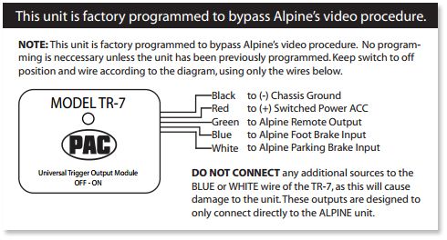 alpine iva d300 wiring diagrams