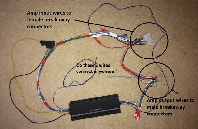 alpine ktp-445 amp wiring harness color code