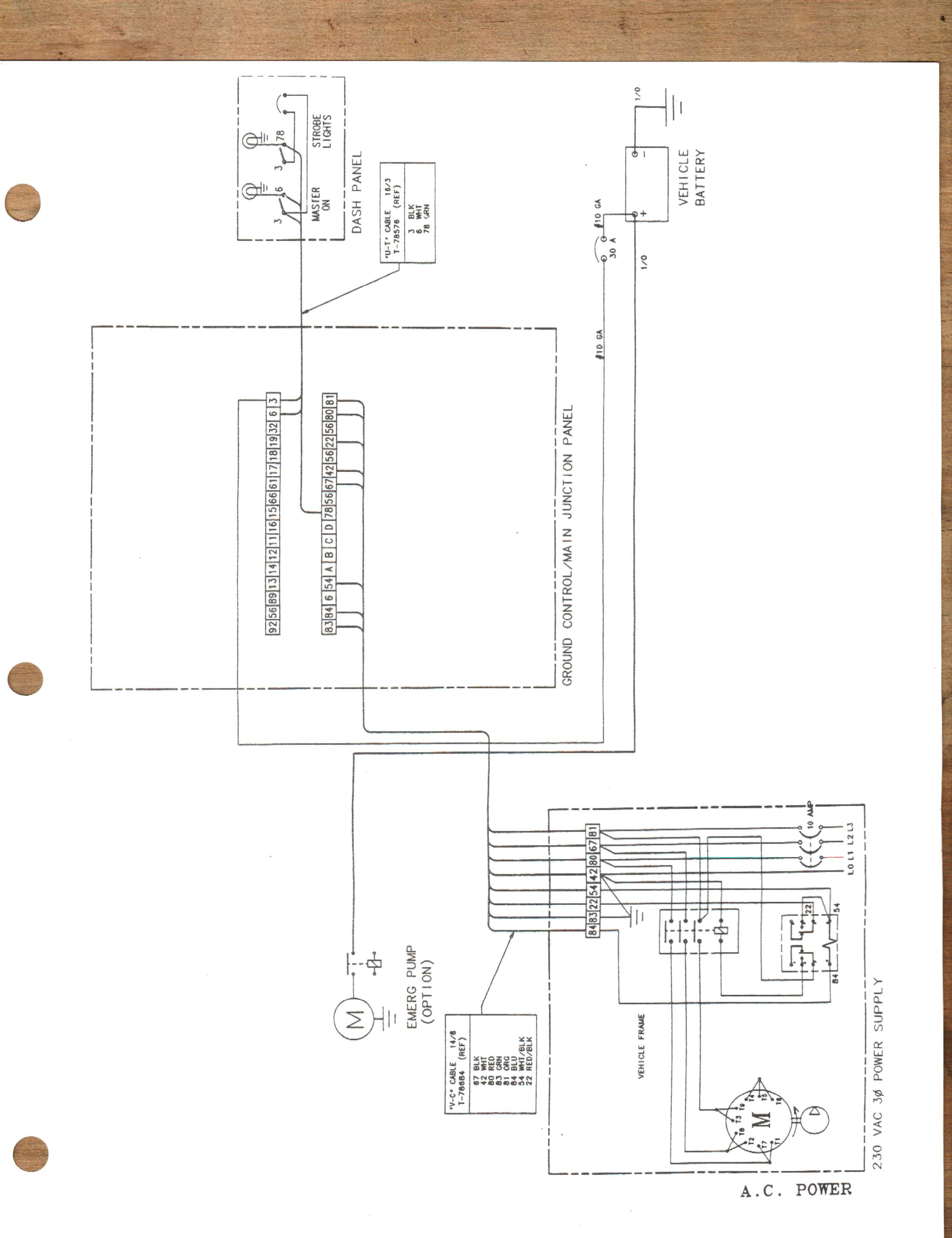 altec bucket truck safety circuit wiring diagram