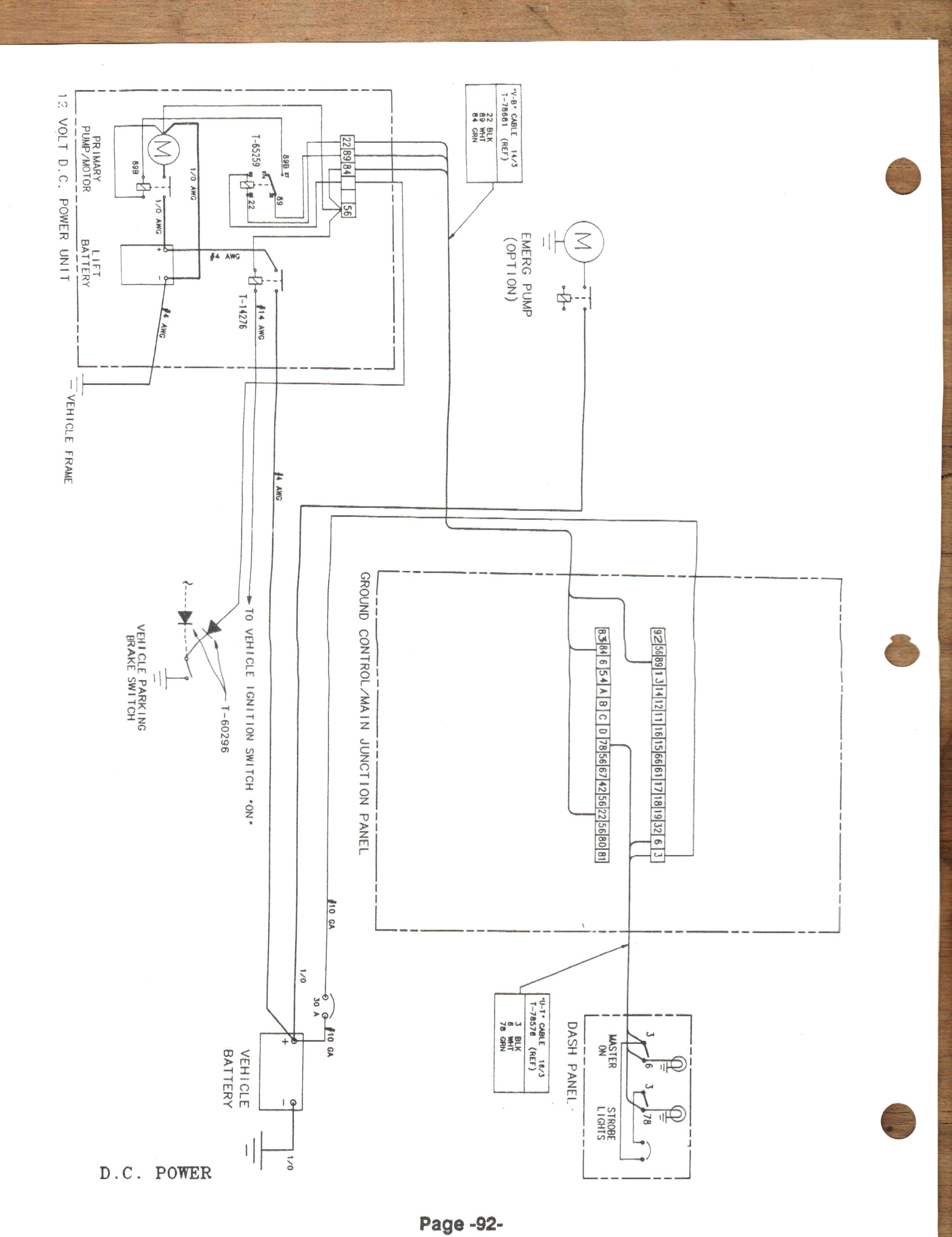 Altec Bucket Truck Safety Circuit Wiring Diagram