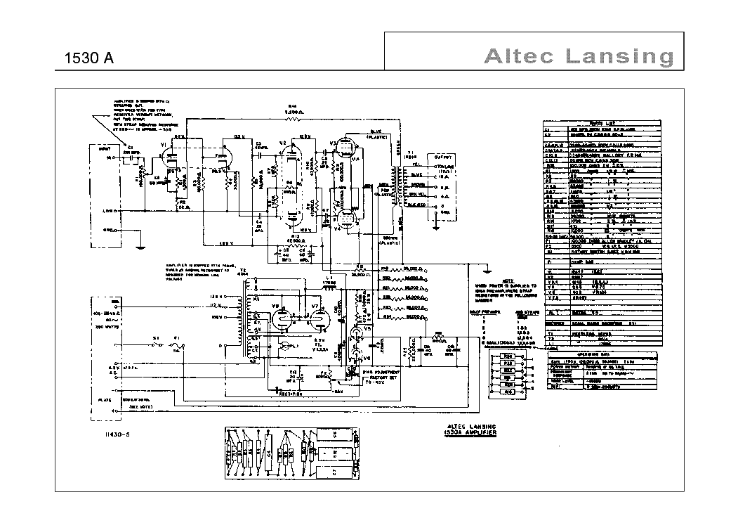 altec lansing 251 wiring diagram