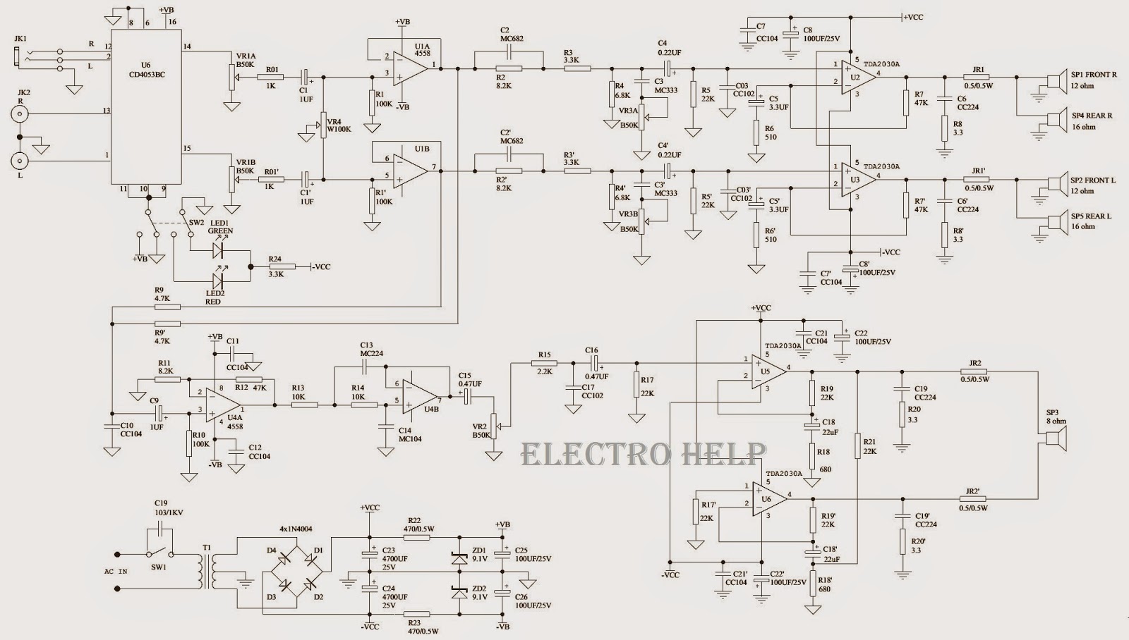 altec lansing 251 wiring diagram