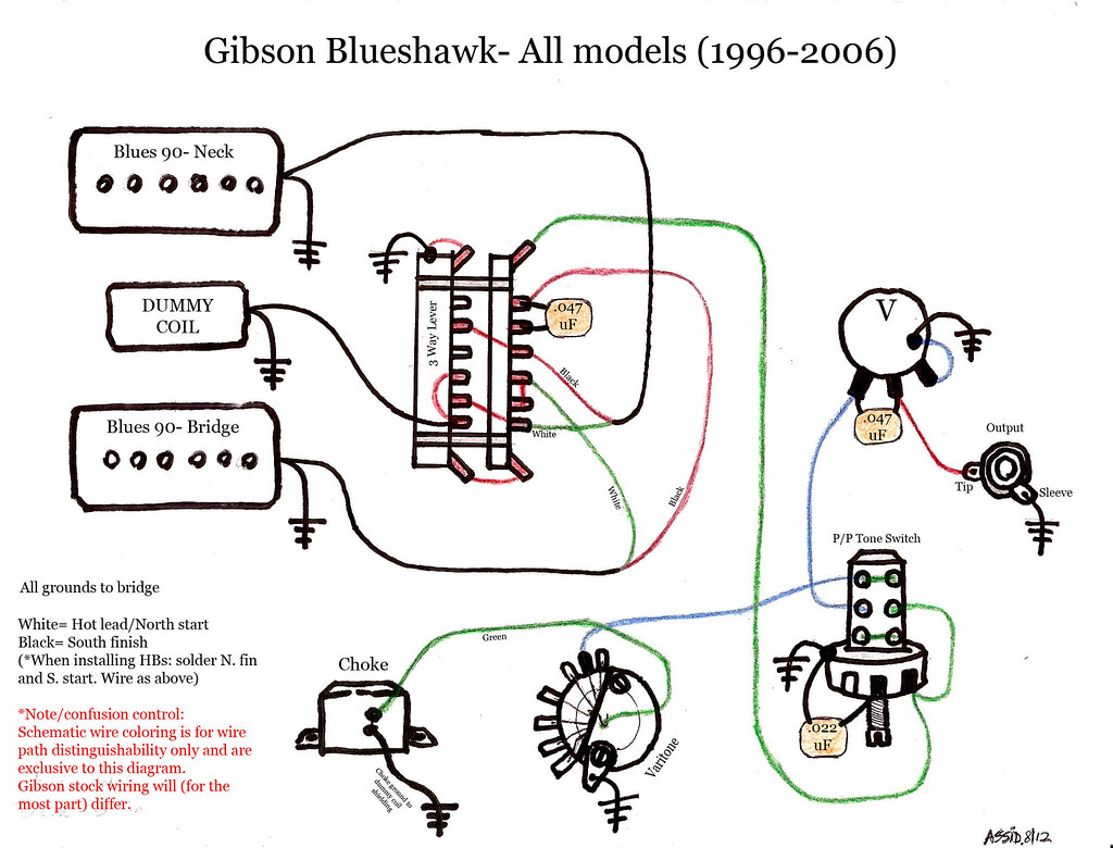 alternate p90 wiring diagram Gibson Guitar Wiring Diagrams 