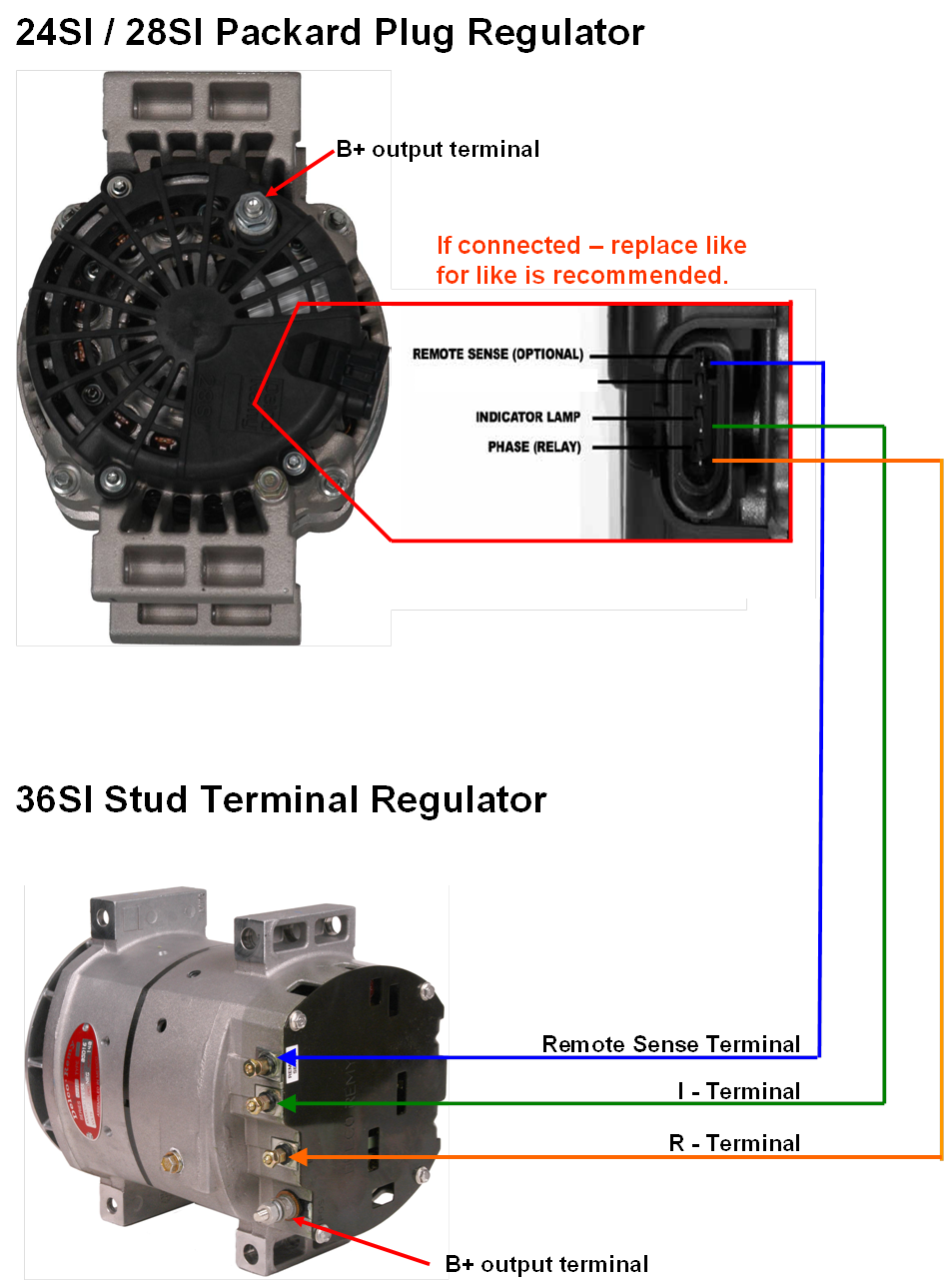 Alternator Delco Style 22s1 Wiring Diagram