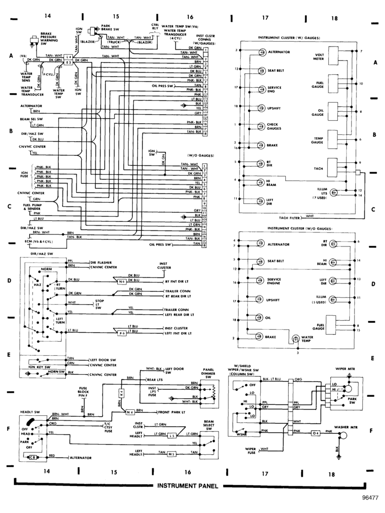 alternator wiring diagram for a 1991 s10 pickup 2.5 engine