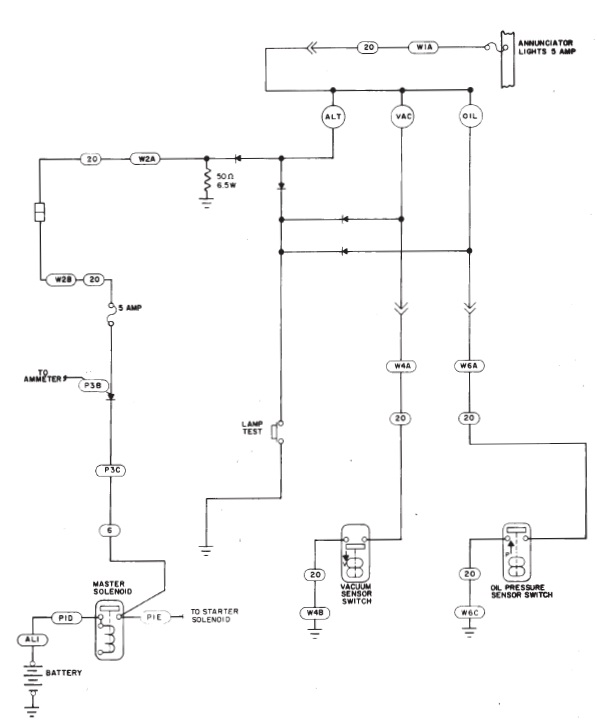 alternator wiring diagram pa-28-160 piper cherokee