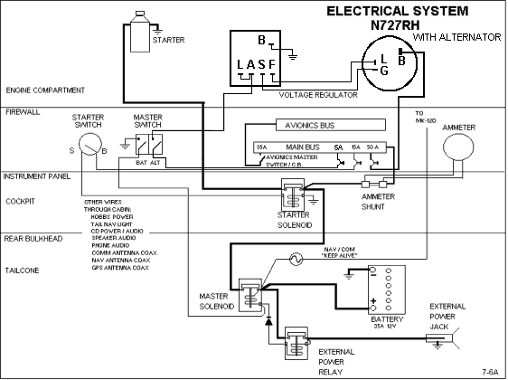 alternator wiring diagram pa-28-160 piper cherokee