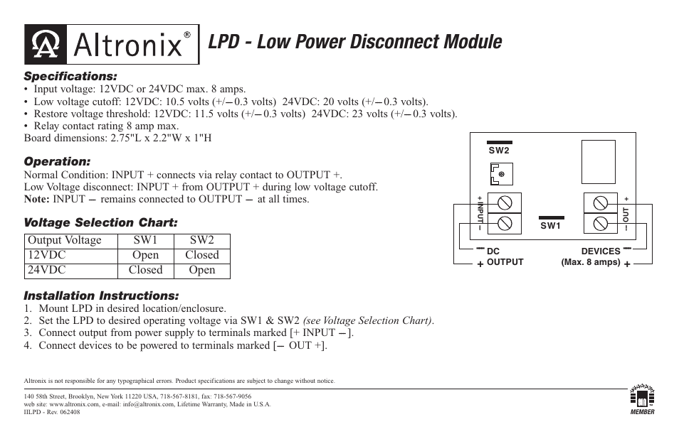 altronix pt724a wiring diagram