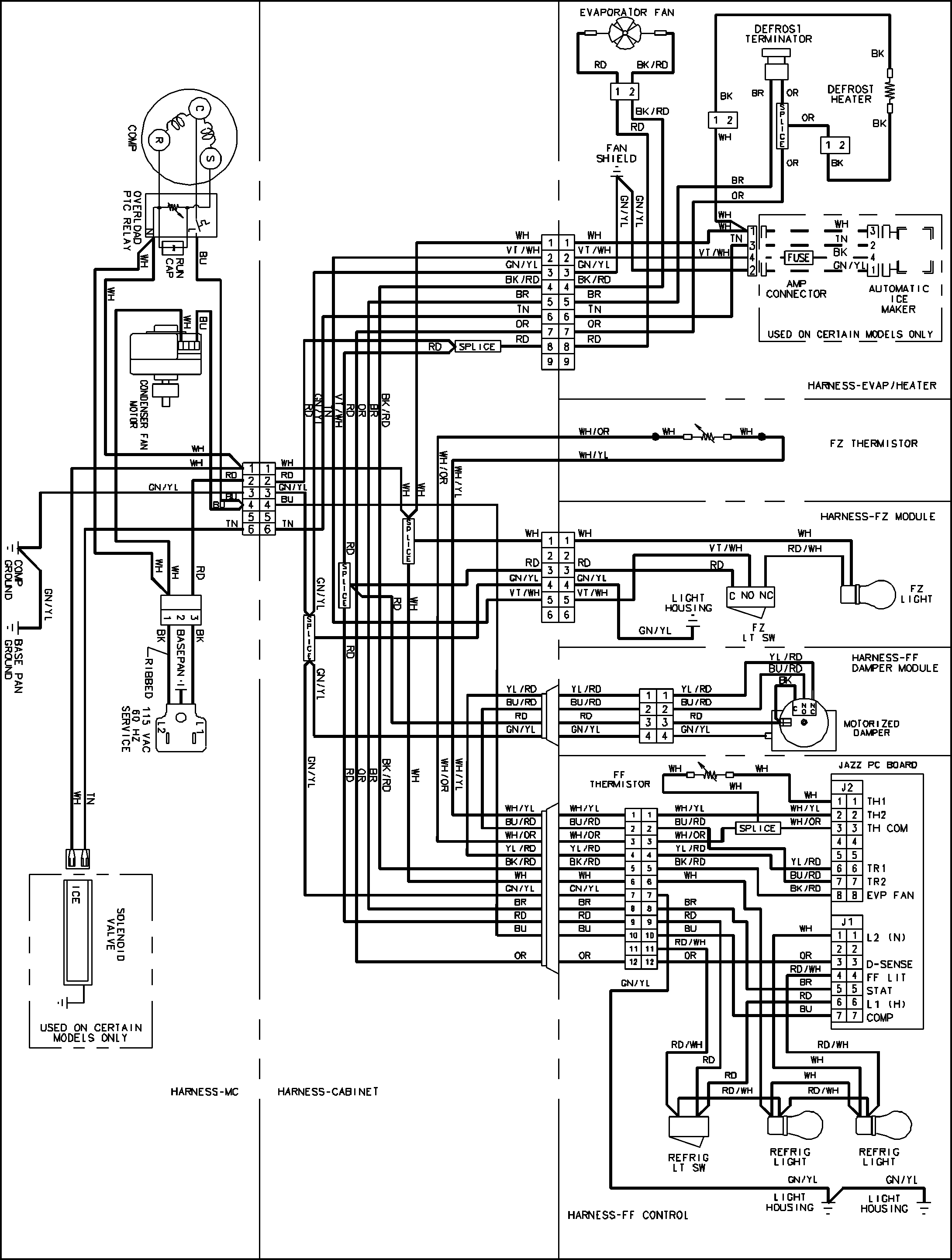 Amana Arb220 Refrigerator Wiring Diagram