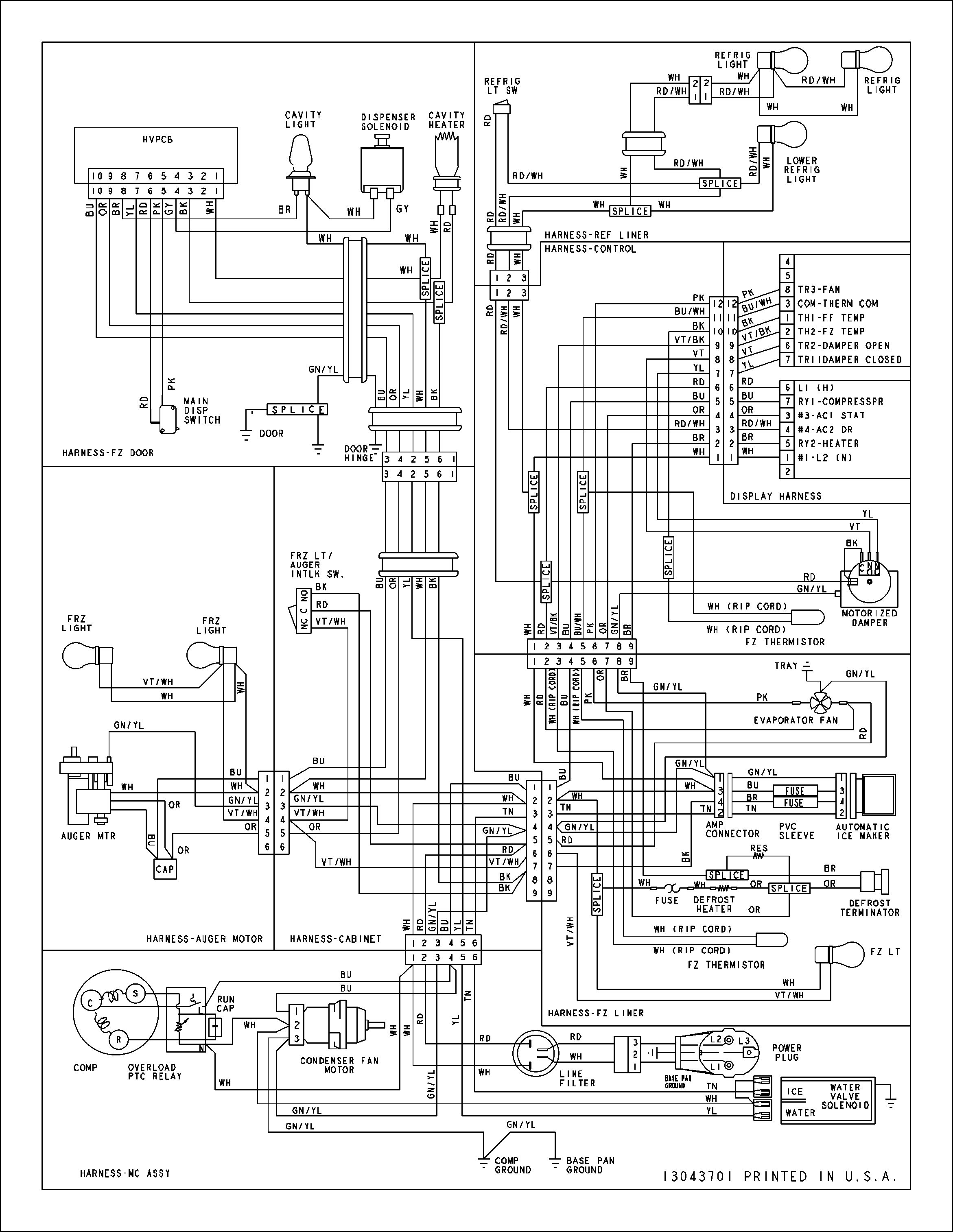 amana arb220 refrigerator wiring diagram