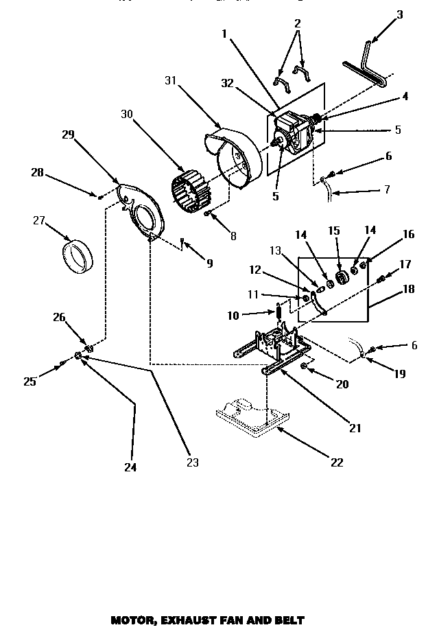 amana dryer belt diagram