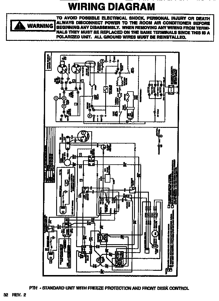 amana ptac thermostat wiring