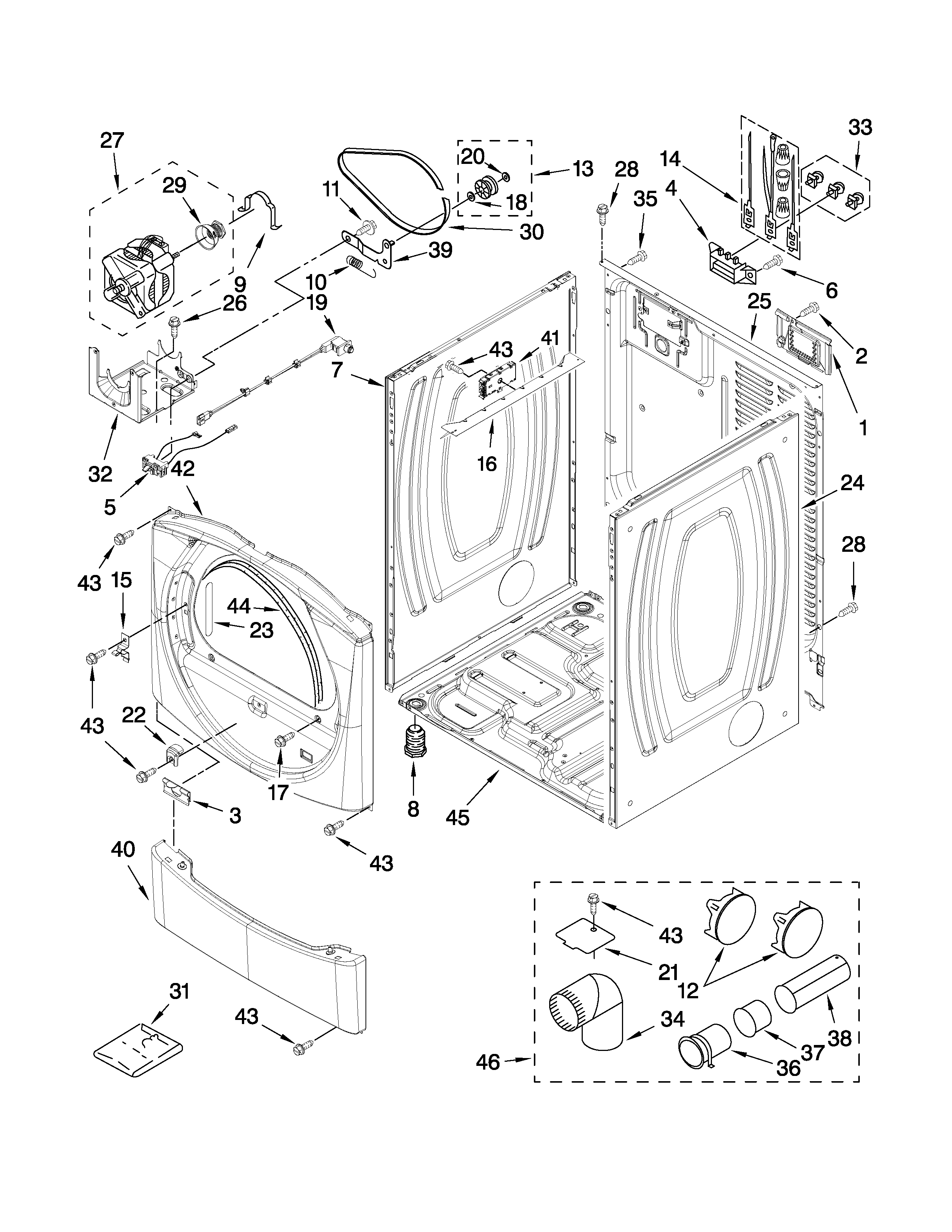 amana tandem 7300dryer plug wiring diagram