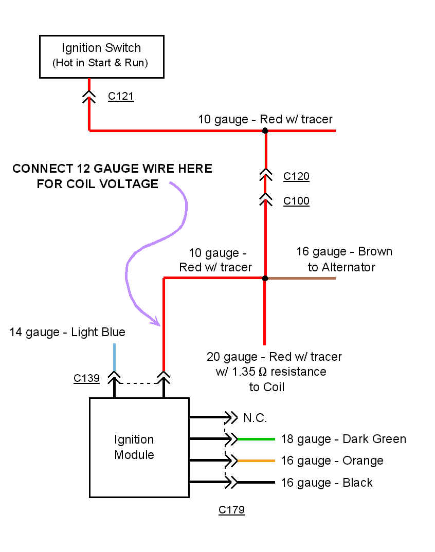 amc 4.2 hei distributor wiring diagram
