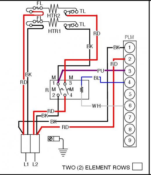 ameristar - electric heat kit 5 kw wiring diagram
