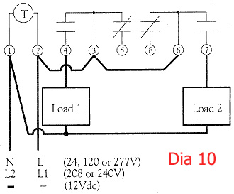 amf mechanical time switch model 4003 - 00 wiring diagram