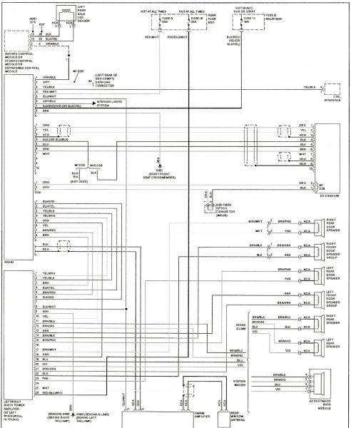 amp 3600 w210 wiring diagram