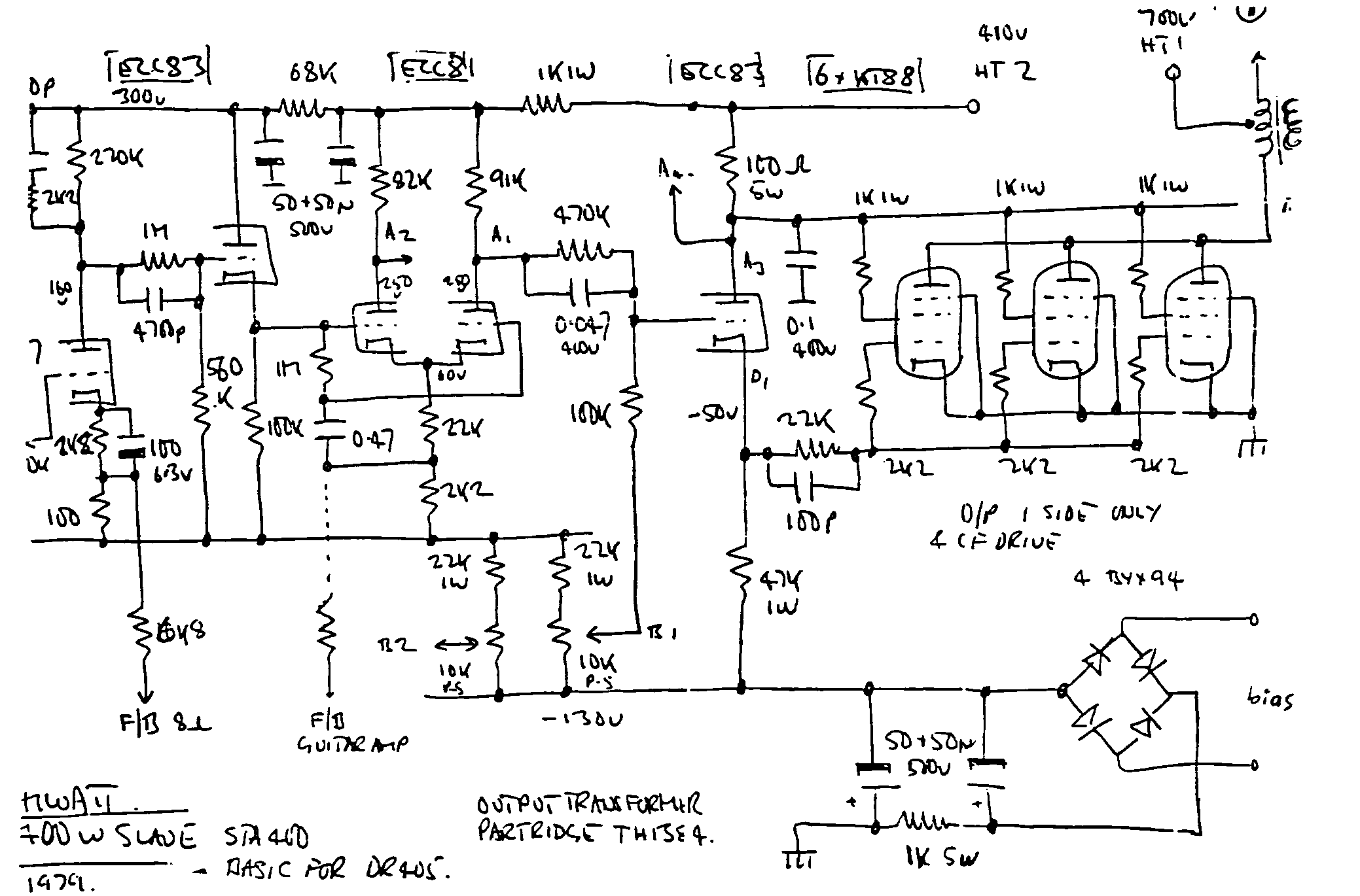 amp slaving diagram