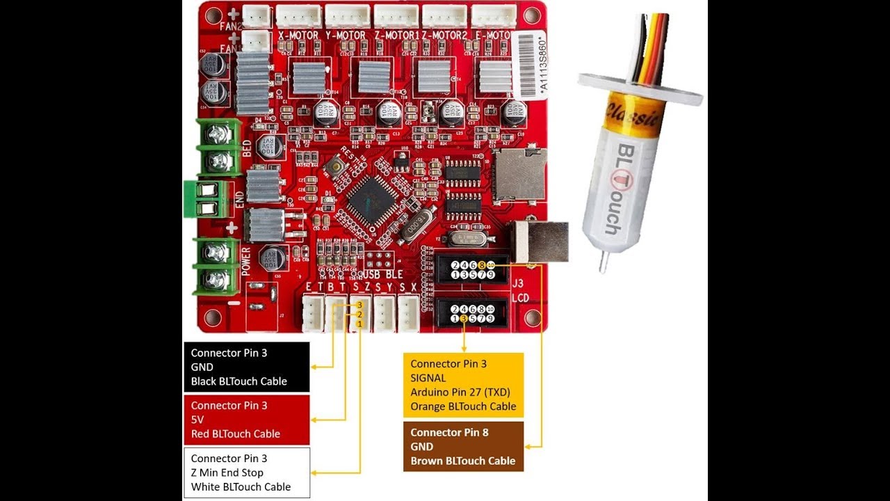 Anet A8 Motherboard Wiring