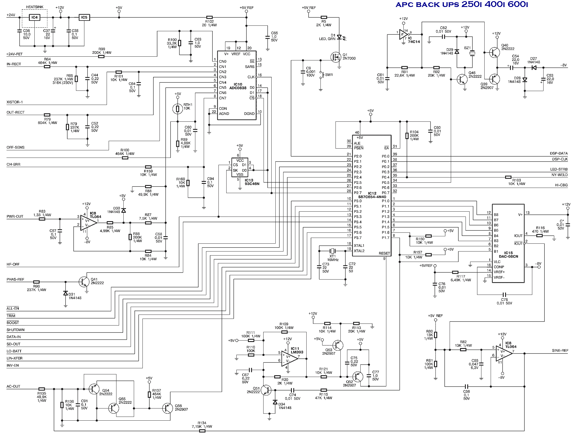 apc su3000rm battery wiring diagram